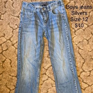 Boys Silver Jeans